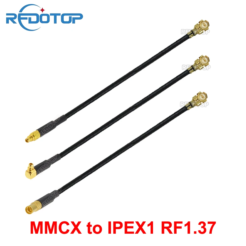 

10PCS MMCX Male/Female to u.FL/MHF/IPX1/IPEX-1 Female RFΦ1.37 Cable Extension Pigtail Jumper MMCX Cable Assembly High Quality