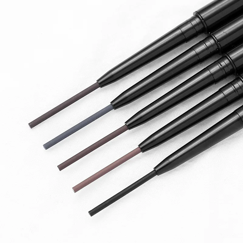 Waterproof Natural Long Lasting Paint Tattoo Eyebrow Black Brown Eyebrow Pencil With Brush Makeup