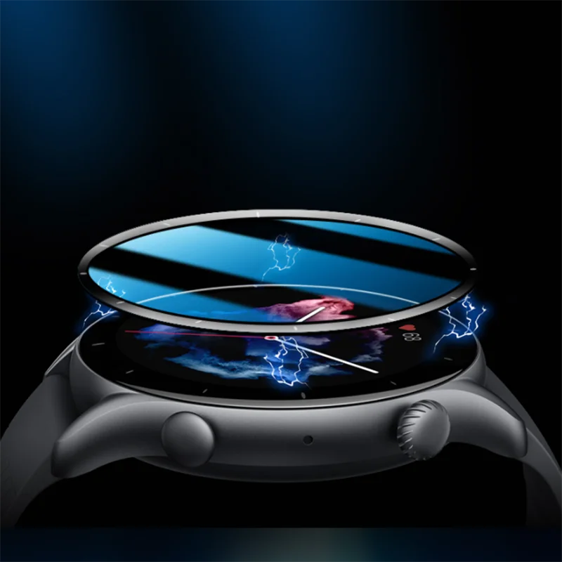 3D изогнутая защитная пленка с мягкими краями для Amazfit GTR 3/3pro/2/2e GTR3 Pro GTR2 GTR2e, аксессуары для защиты экрана часов