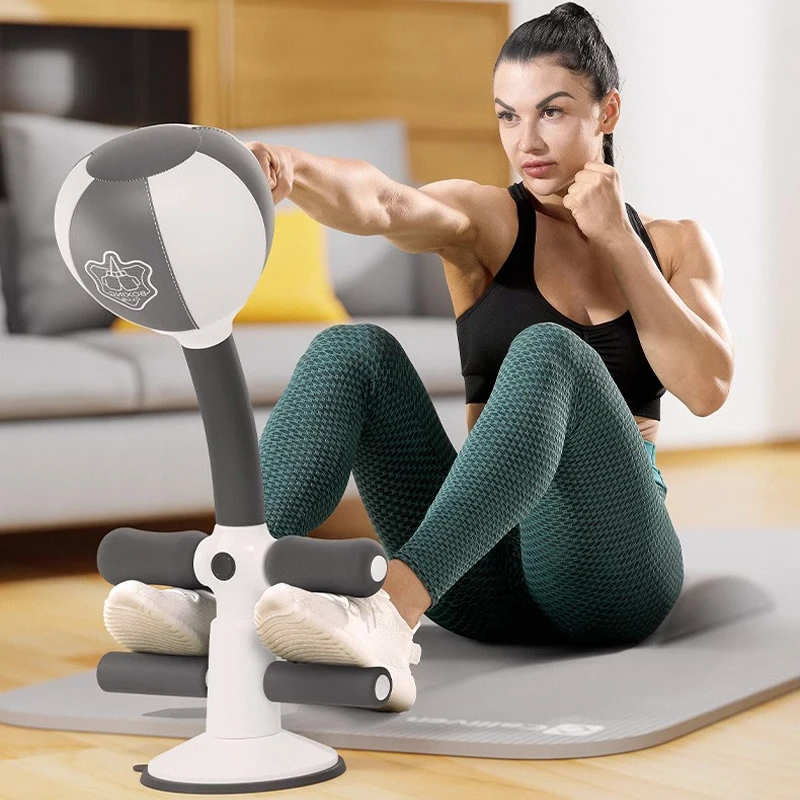 Sit-ups boxing two-in-one boxing reaction ball decompression speed ball home training sit-ups auxiliary equipment