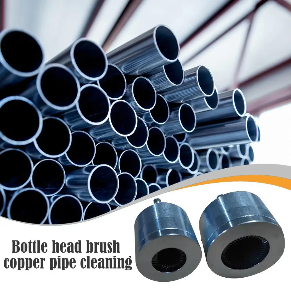 Imagem -03 - Escova de Limpeza de Tubo de Cobre Broca de Metal Limpeza e Preparação Acessórios de Limpeza de Cobre 15 mm 22 mm