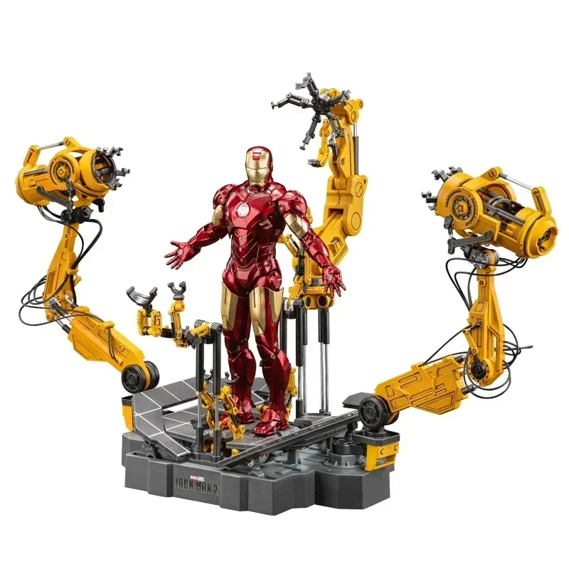 Оригинальная 1/10 модель Тони Старка, фигурка Marvel Suit Up Gantry и MK4, Железный человек, Gantry, супергерой, статуя Железного человека, Коллекционная игрушка