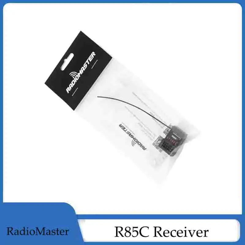 

Радиоприемник RadioMaster R85C высокой чувствительности, 5-канальный, 2,4 ГГц, 4-в-1, мультипротокольный PWM-приемник с внешней антенной для дронов/самолетов/вертолетов RC