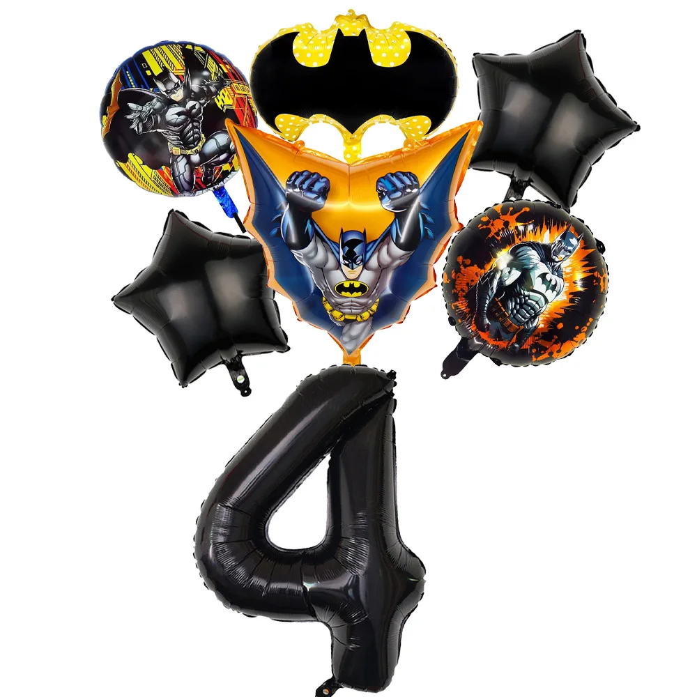 Hero Bats Geburtstagsdekorationen Fledermaus-Mann Themenparty-Zubehör Fledermaus-Luftballons Kindergeburtstagsgeschenke Babyparty-Zubehör – Detail 22