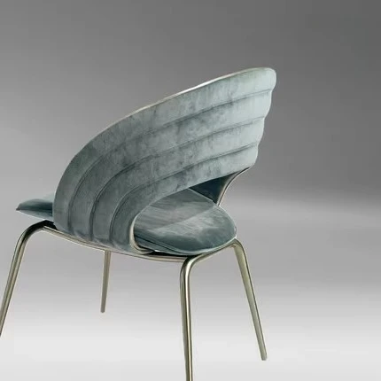 

Dining chair Home Italian minimalist dressing Designer creative Modern minimalist wabi family dining table and chair