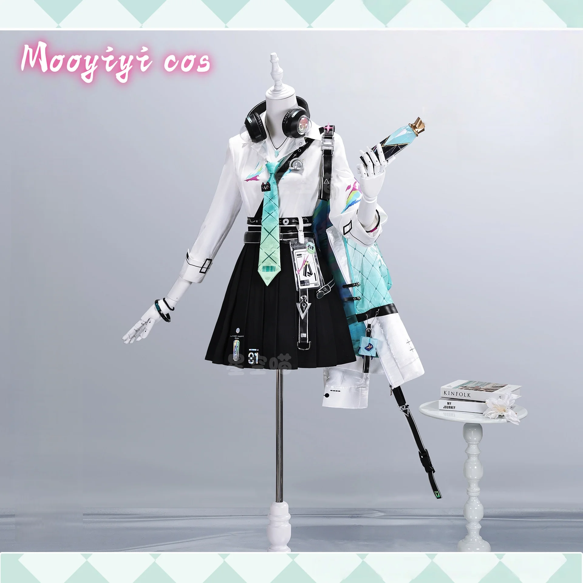 게임 Wuthering Waves Lynae 코스프레 의상 할로윈 크리스마스 역할 놀이 파티 만화 의상 Mooyiyi cos 사이즈 S-XXL