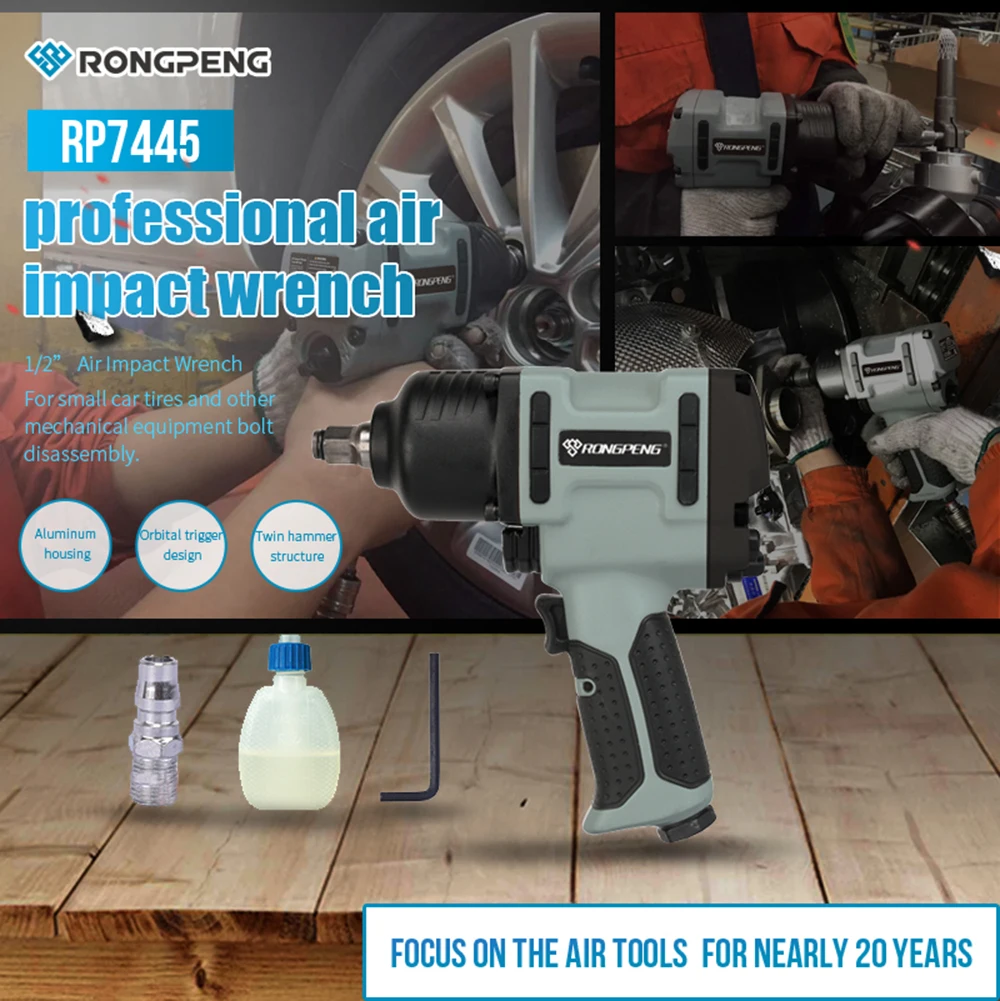 Profesjonalny pneumatyczny klu – Air Impact Wrench 1/2 Twin Hammer recenzja i cena
