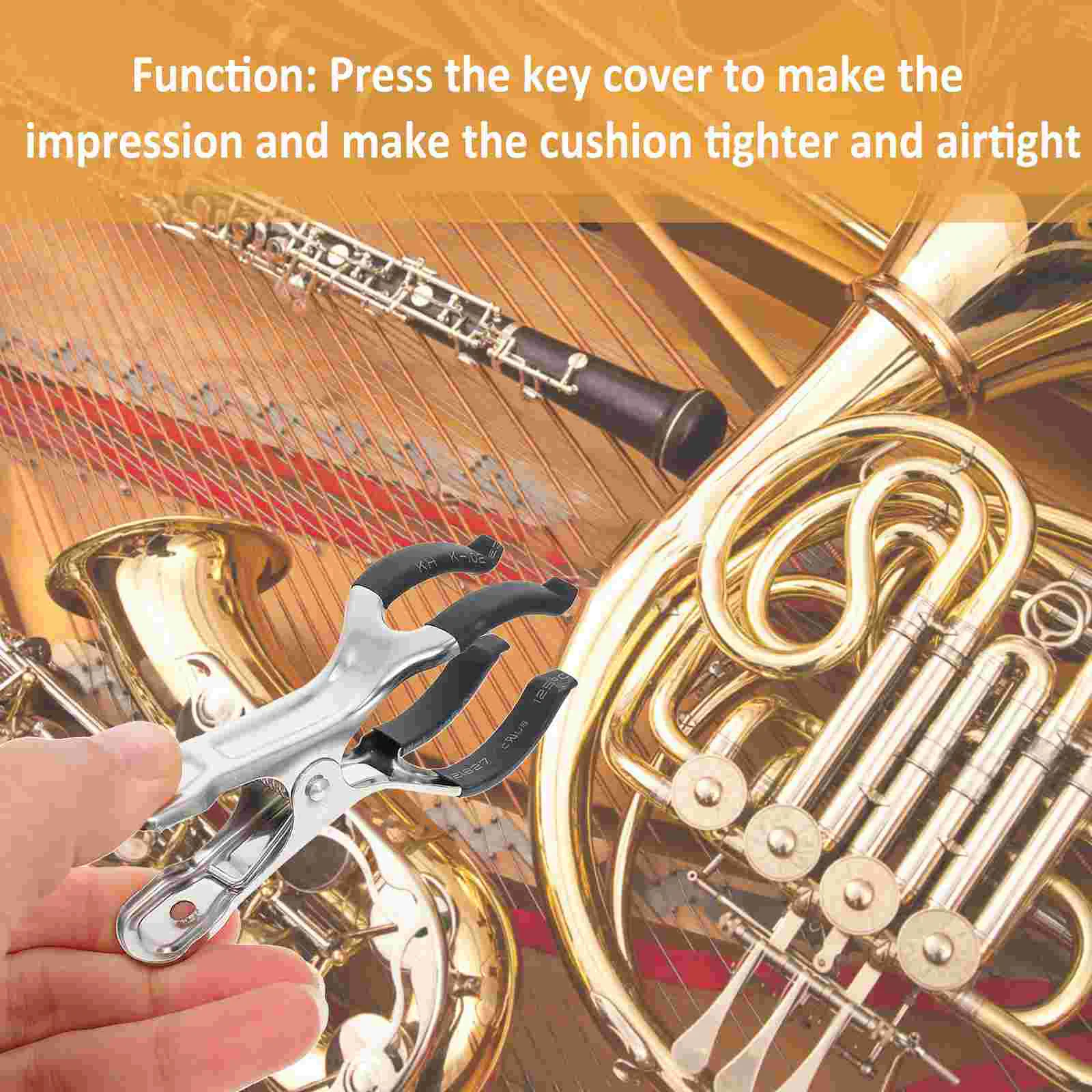 Stainless Steel Repair Clip For Repair Tool Flute Repairing Utensil Wind Instrument Parts Accessories Wrapper Creasing Clips - Image 4