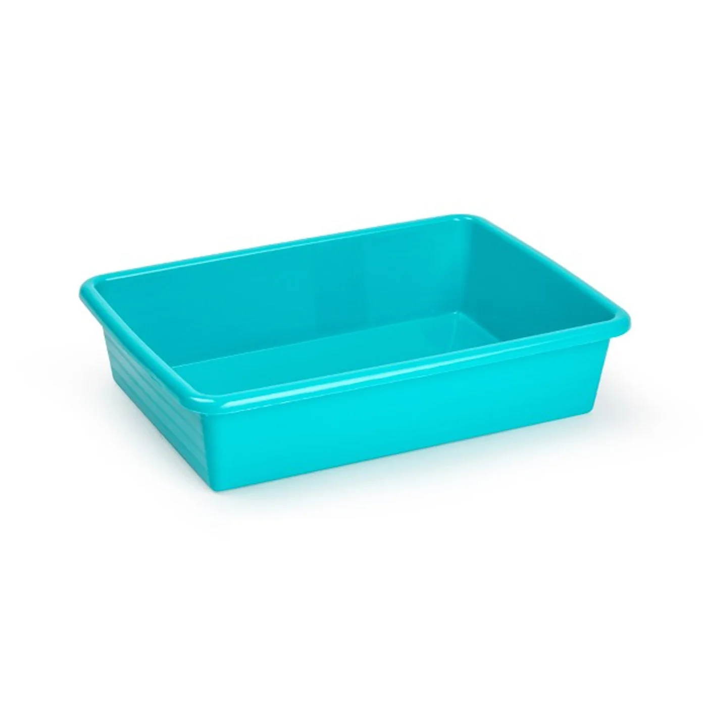 Tradineur-small rectangular tray for refrigerator, random color, capacity 1.65 liters, 6x26,5x19 cm.