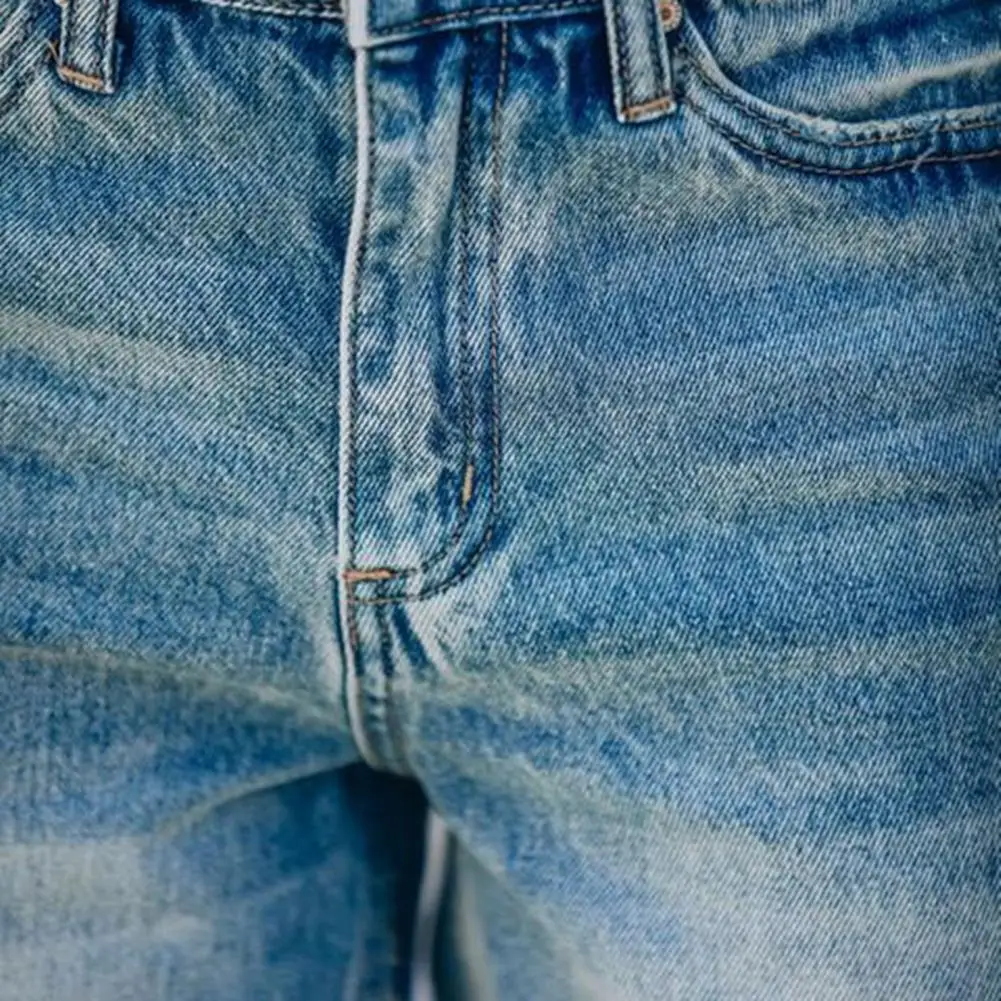 الصيف المرأة كاوبوي السراويل الكورية عالية الخصر عادية الدنيم السراويل جيب شرابة مثقب ممزق ثقوب الفتيات الجينز الأبيض