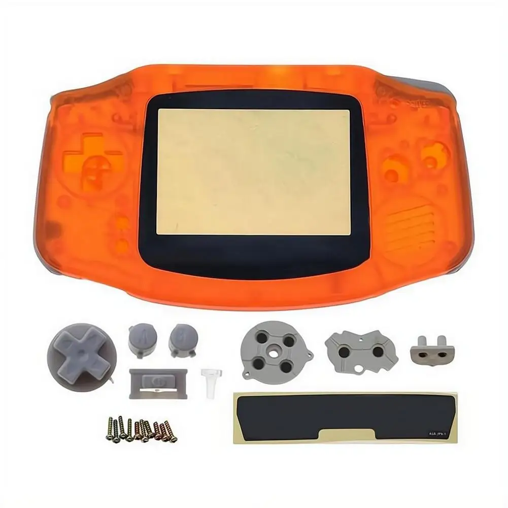Ersatz-Komplettgehäuse-Kit DIY-Gehäuse Transparente Ersatzschale Vollständige Gehäuseabdeckung mit Tasten Maßgefertigt für Game Boy GBA – Detail 11