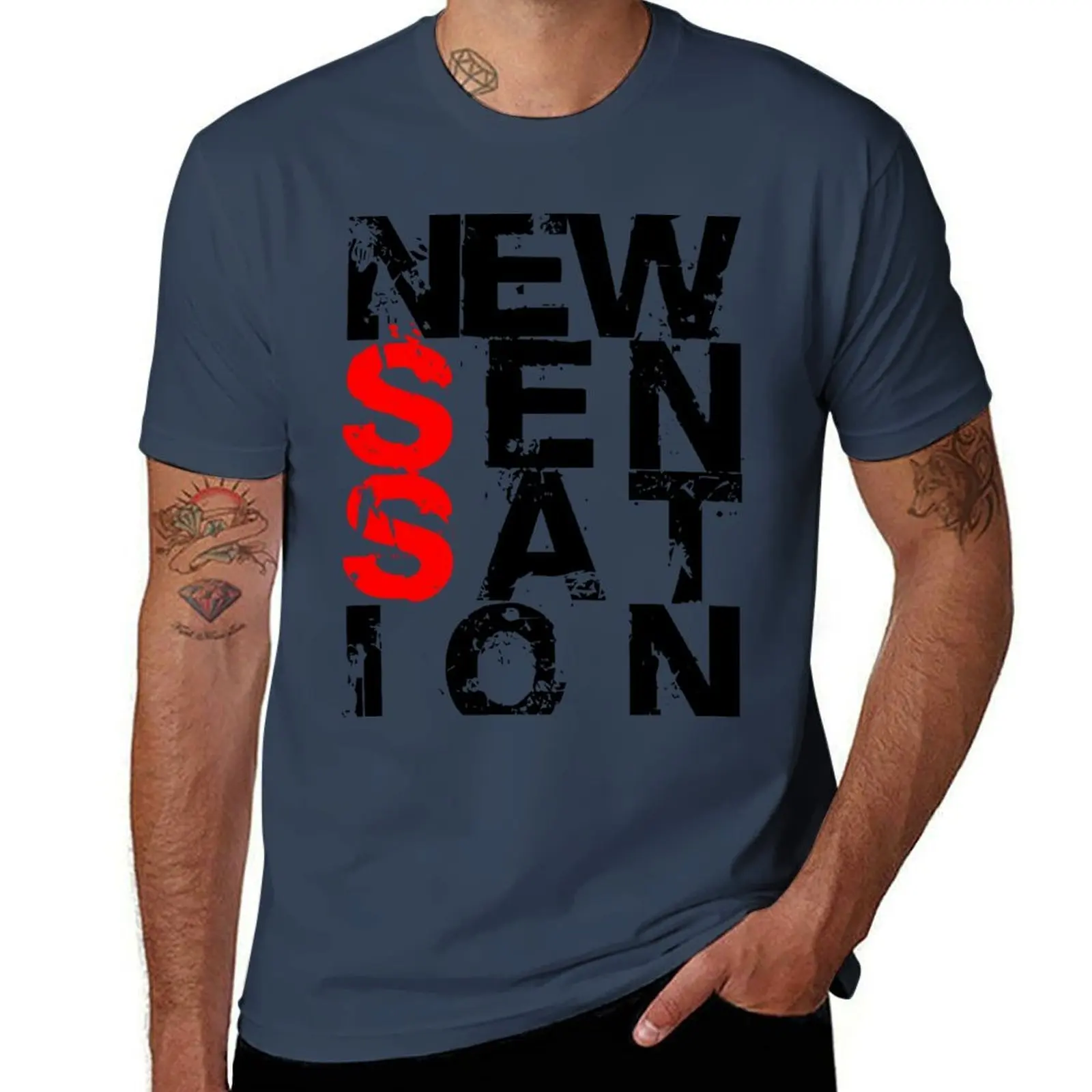 

NEW SENSATION T-Shirt man t shirts graphic t shirt man cotton T-Shirt