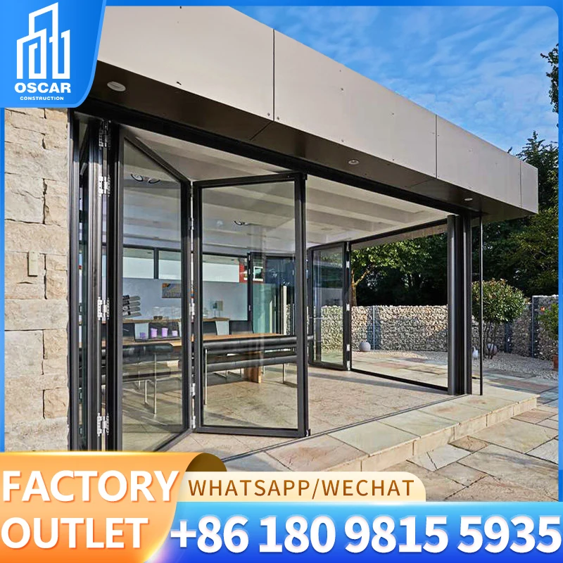 

Customizable Bifoldstyle Doors for European Commercial Spaces Innovative Factory Direct Offer Bifold Door
