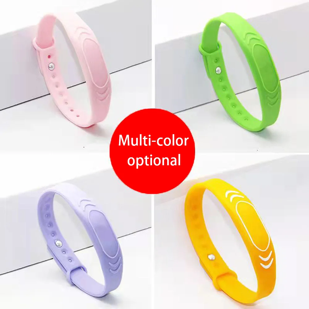 Pulsera inteligente T5577 con Chip RFID reescribible, 3 piezas, 125KHZ, insignia de copia de ID, insignia EM4305, clon de lectura y escritura, llave de silicona impermeable