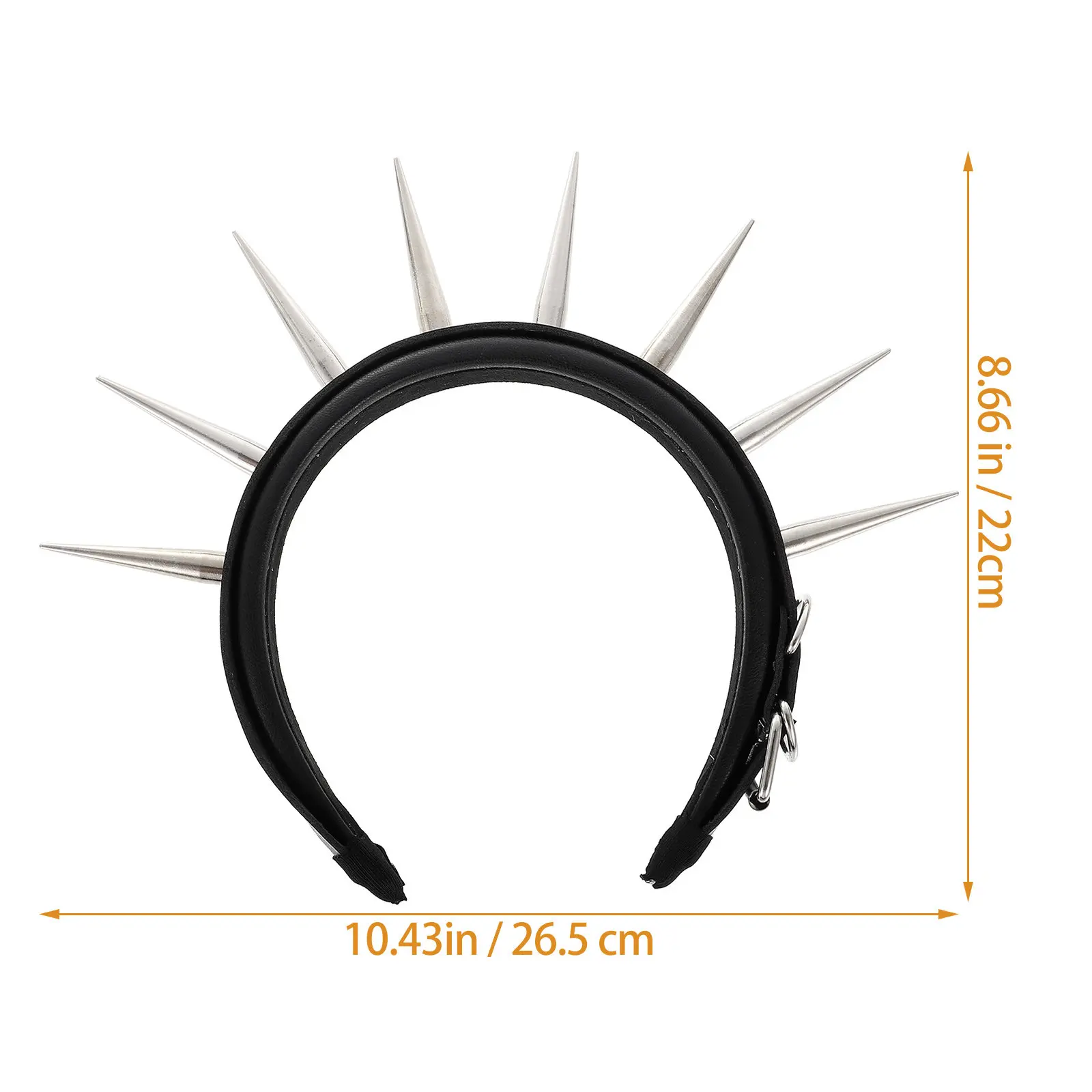 Metal Rivet Headband for Women – Chic Party & Festival Cosplay Hair Accessory