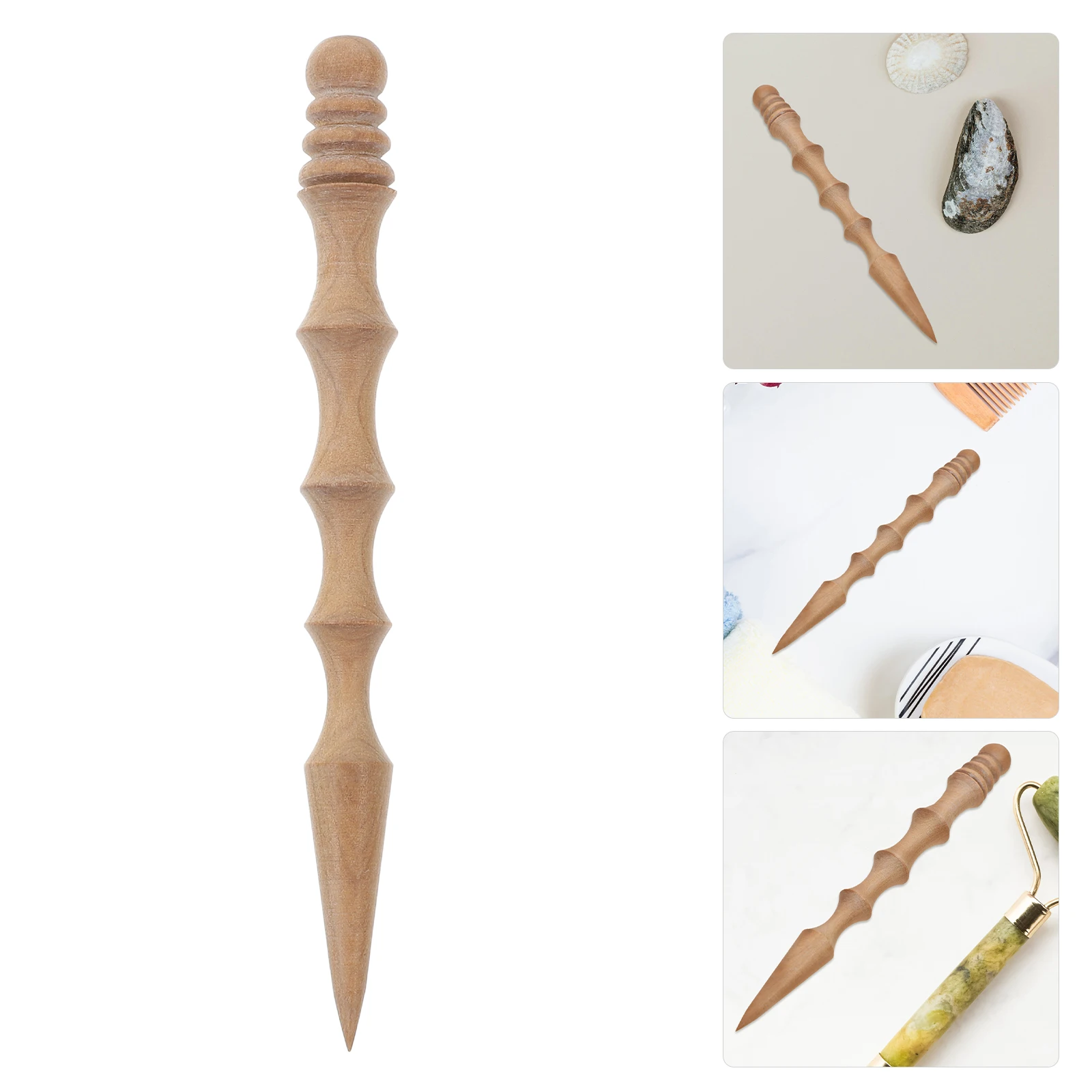 

Wooden Foot Acupressure Pen Stick Massage Tool Multifunctional Sole Massager Household Beauty Practical Durable Safe