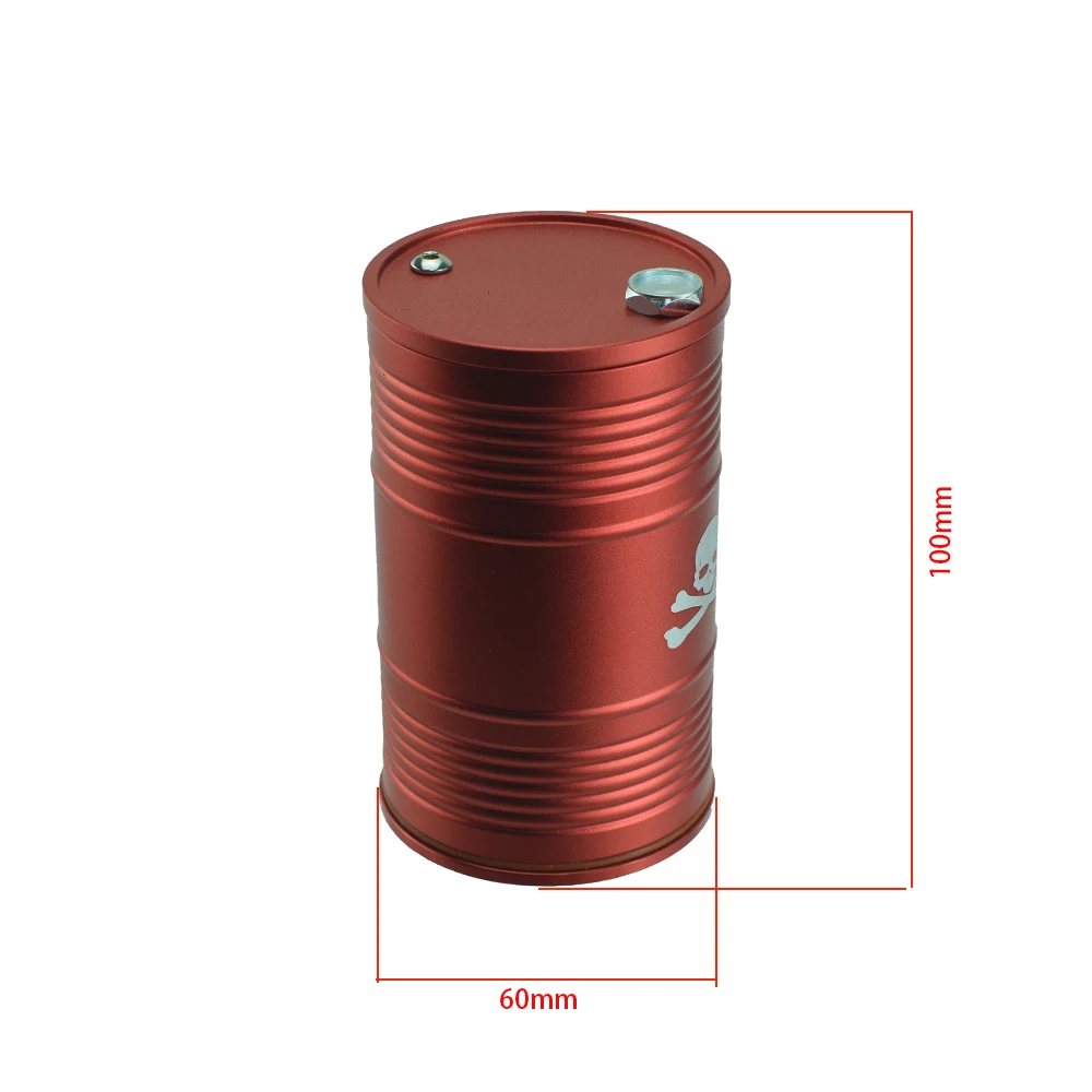 1 قطعة محاكاة المعادن برميل زيت زجاجة الغاز شواية باربيكيو حصيرة ل 1/14 1/10 العالمي تسلق جرار