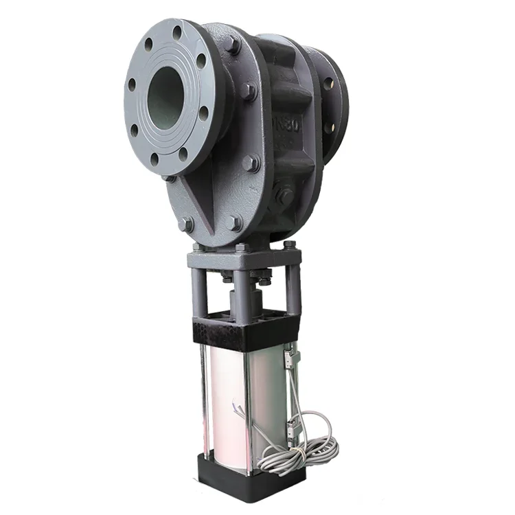 Valvola pneumatica a doppio tappo in ceramica resistente all'usura