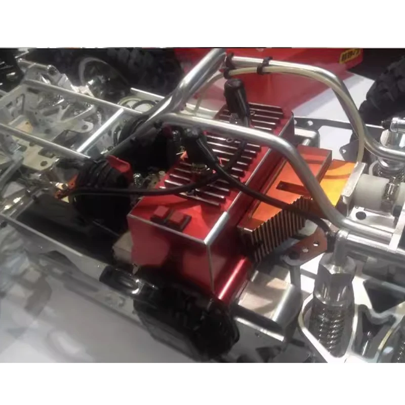 Modelo de motor de gasolina de dos tiempos de 62CC, motor bicilíndrico adecuado para modificaciones de automóviles con control remoto, alta potencia