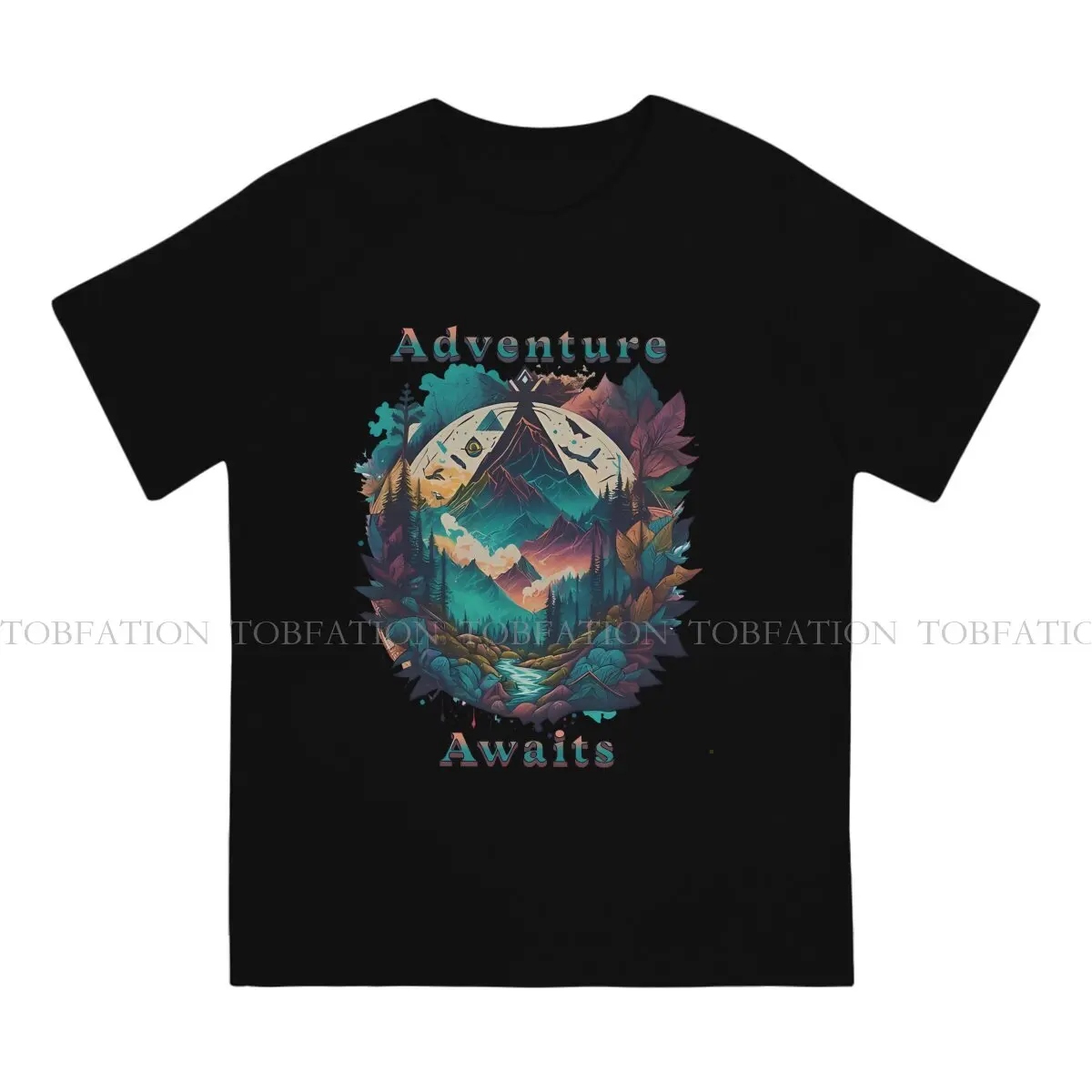 Horizons  Embrace The Adventure Hip Hop TShirt Uncharted Style Tops Comfortable T Shirt Male Tee Unique