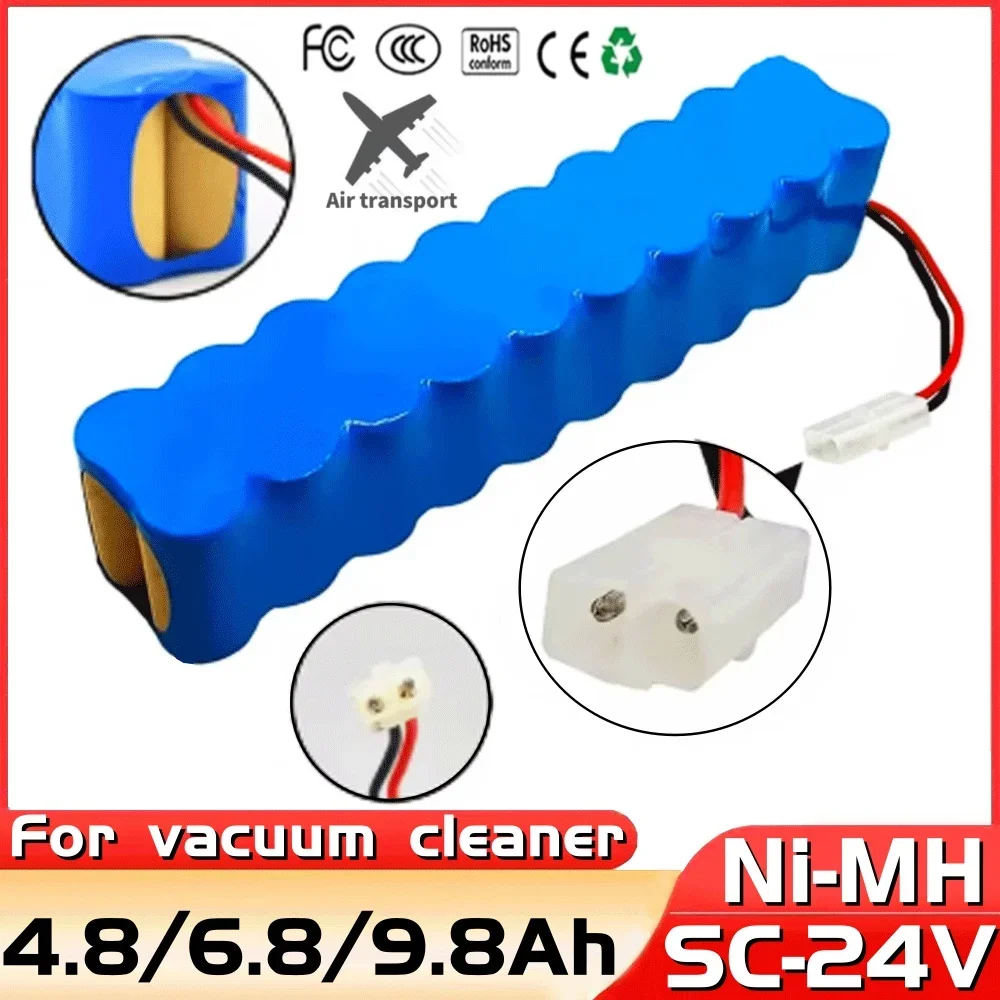 

SC 24V 9800mAh for Rowenta NiMH Battery Pack CD Vacuum Cleaner Besen Air Force Extreme RH8770 RH8771WS RH877501 RH8779 RH877901