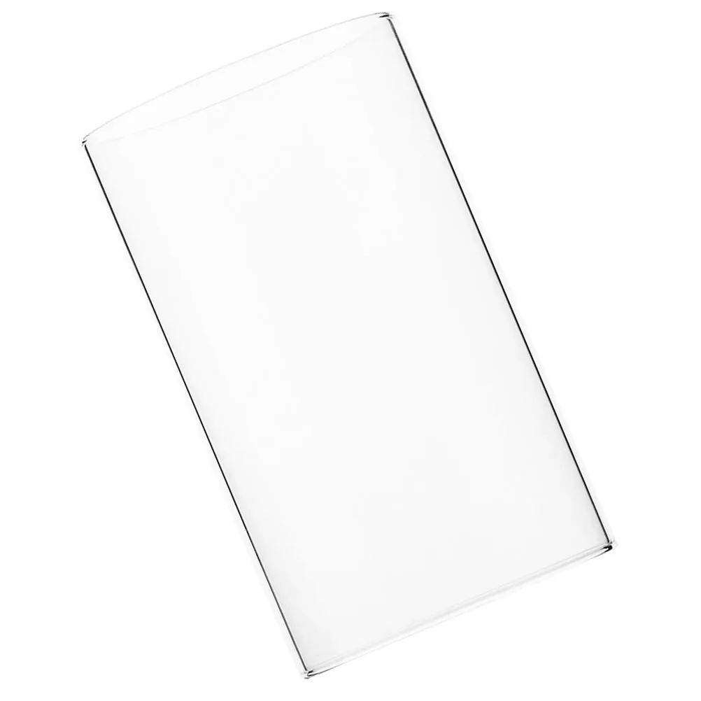 

Transparent Glass Shade Cylinder Shape Sturdy Borosilicate Glass Holder for Indoor Outdoor Decoration Windproof