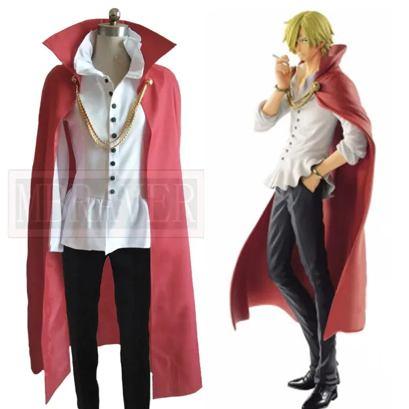 

lili 123Cake Island Incident Vinsmoke Sanji Cosplay Costume Halloween Christmas Party Uniform Custom Made Any Size