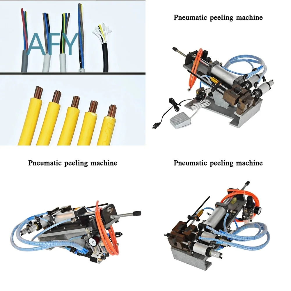 Pneumatic Wire Stripping Machine for Horizontal Cable Processing Gas Electric Cable Stripper for 310 Series Automated