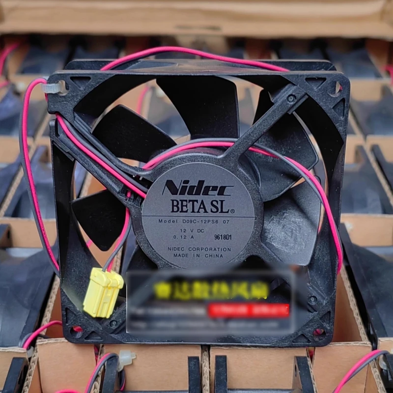

Free shipping, brand new D09C-12PS607 9232 92 * 92 * 32mm 12V 0.12A two-wire silent cooling fan