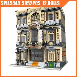 Xb01005 5052pcs Street View Urban The Maritime Museum 12 Dolls Building Blocks Toy Brick