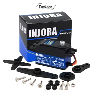 Metal Dişli Dijital Servo Çekirdekli, Düşük Profilli, 1:10 RC On-Road Touring Drift Araba Tamiya Kyosho Helikopter Modeli, en INJS014, 14kg 8 en çok satan, dişli kyosho-no. 1
