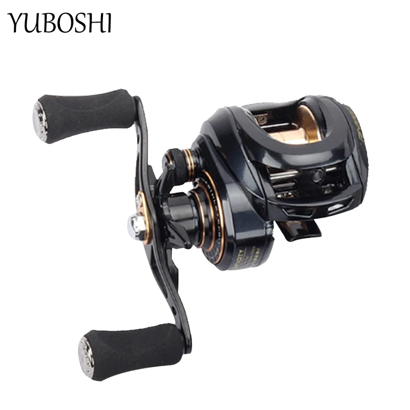 

Рыболовная катушка YUBOSHI, металлическая Рыболовная катушка с механической боковой крышкой 7,3: 1, макс. нагрузка 6 кг
