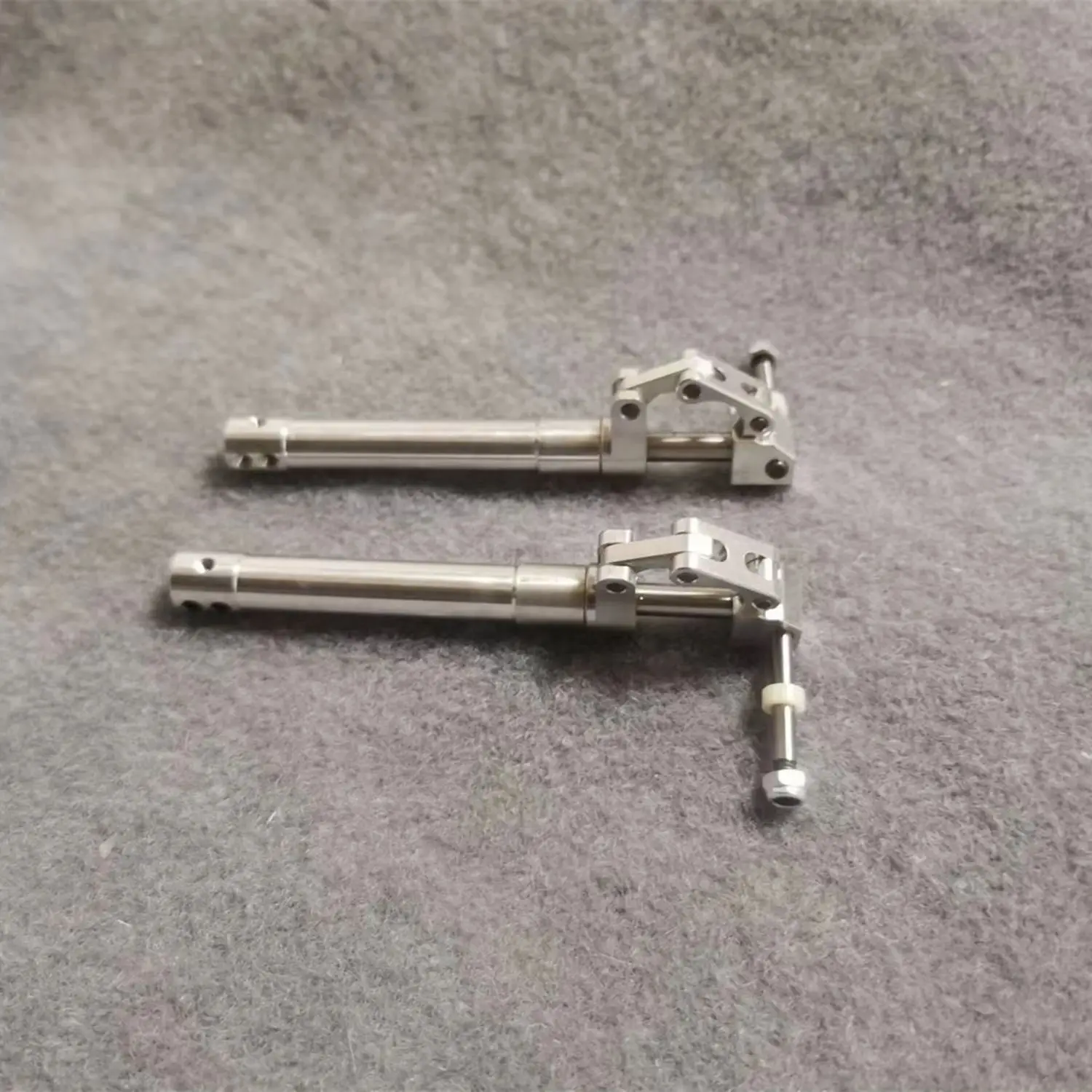 Train d'atterrissage CNC 6mm 70-175mm, rétrait d'amortissement à ressort pour Jet EDF 3.5kg, échelle de mise à niveau d'amortisseur en aluminium, pièces d'avion RC