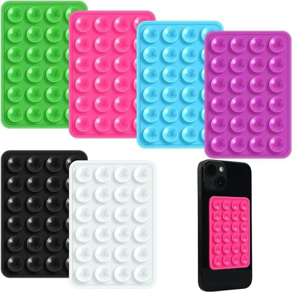 New Adhesive Silicone Suction Pad Multifunction Suction Cup Bracket Silicone Rubber Sucker Pad Durable Mobile Phone Fixed Pad