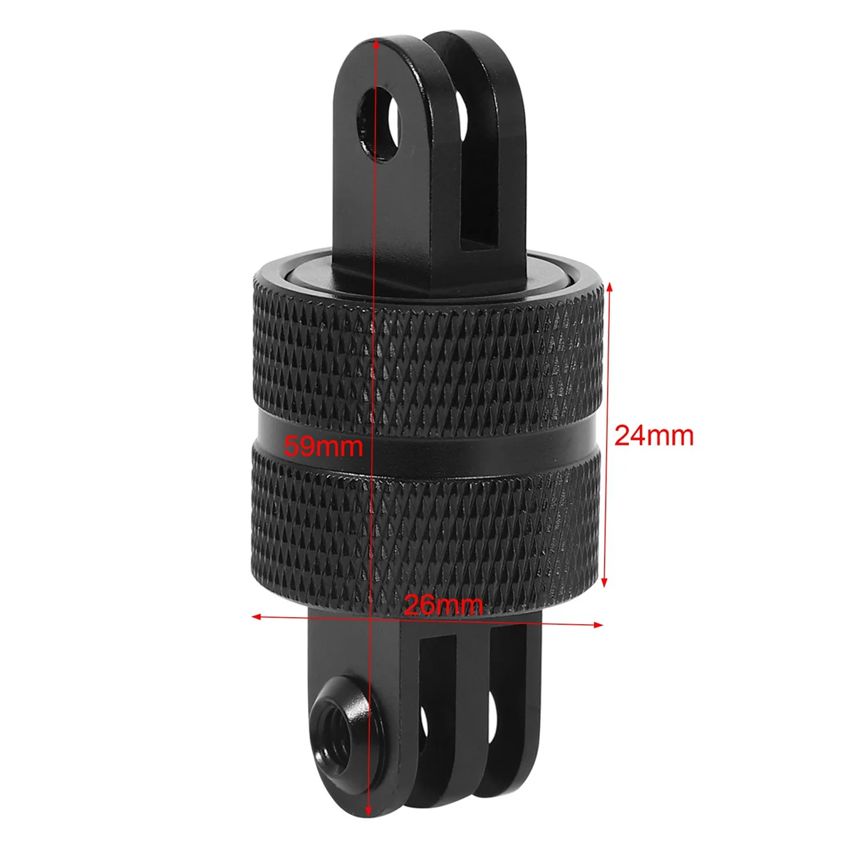 GoPro Hero 3 3+ 4 Black용 효율적인 360도 회전 피벗 암 어댑터