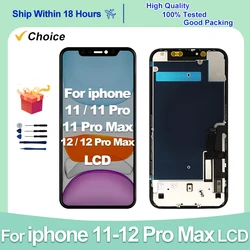 AAA+++ OLED For iPhone 12 Mini 12 Pro MAX LCD Display Replacement Parts For  iPhone 11 11 PRO Max Display Incell No Dead Pixel