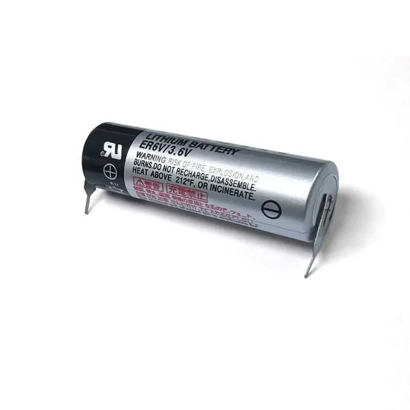 ER6V 2000mAh Primary Lithium Battery ER6VC119A ER6VC119A ER6VC119B for Mitsubishi M70 M64 CNC PLC Servo Drive Backup Battery