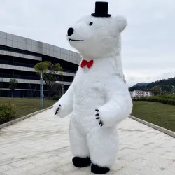 2.6M inflatable polar bear, giant panda, brown bear performance suit, funny doll, Santa Claus, snowman, animal shape performance