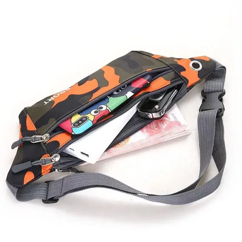 Fashion Camouflage Sport Waist Travel Bum Bag Mens Fanny Pack Belt Walking Holiday Pouch Ladies Casual Waterproof Chest Pack