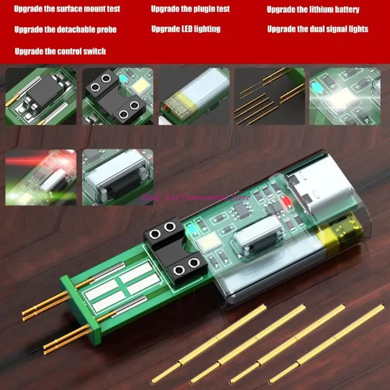 Controlador mão ergonômico adequado para detecção on -line rápida optocuplores e outros componentes teste eletrônico