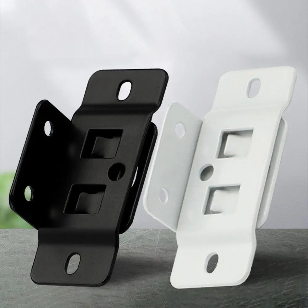 4Pcs Metal Fixing Buckle 90 Degree L Shaped Two in One Insert with Screws Easy Install Furniture Laminate Connector Bracket