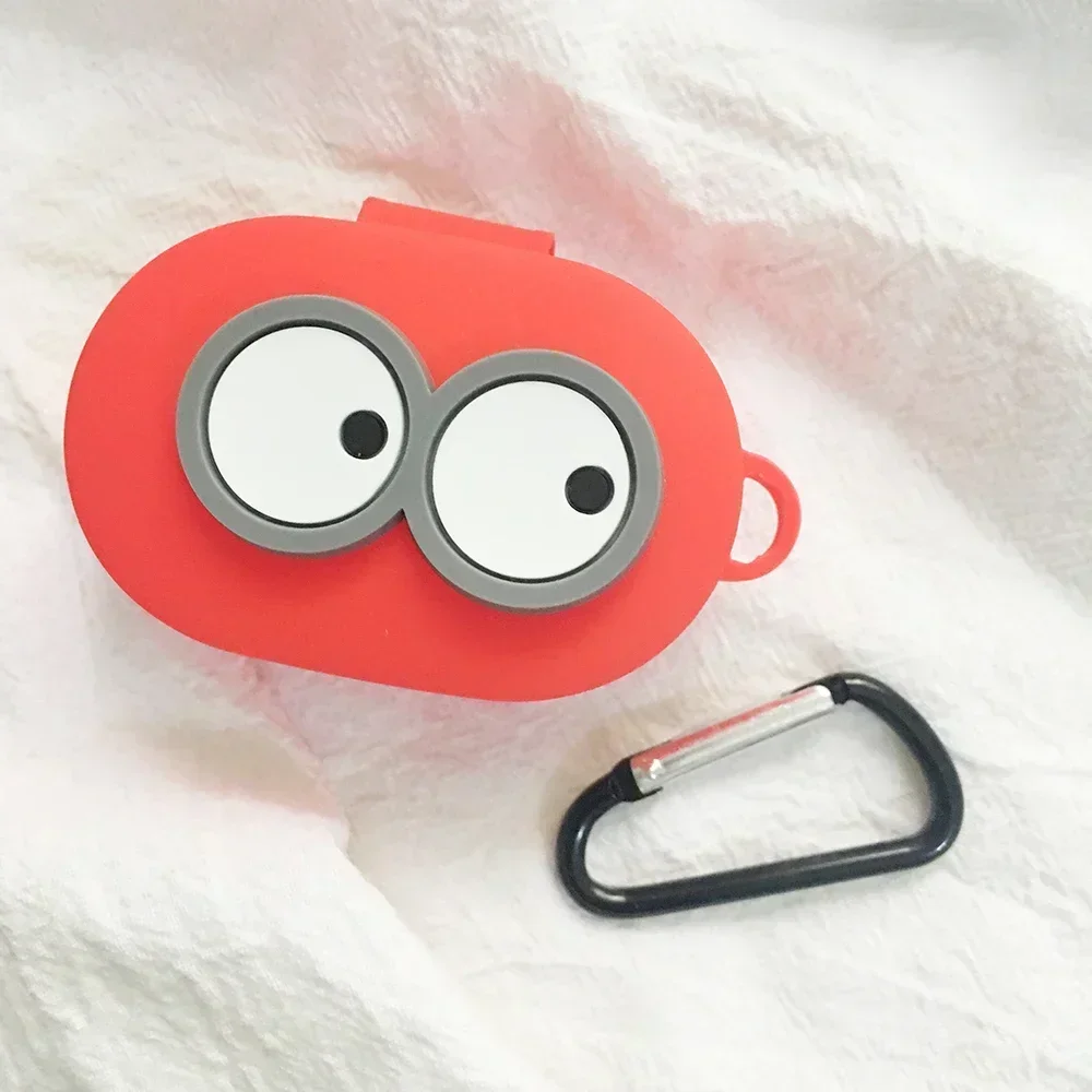 حافظة سماعات سيليكون Haylou gt7 ، تصميم كرتوني مضحك ، لاسلكي ، بلوتوث ، صندوق قلب