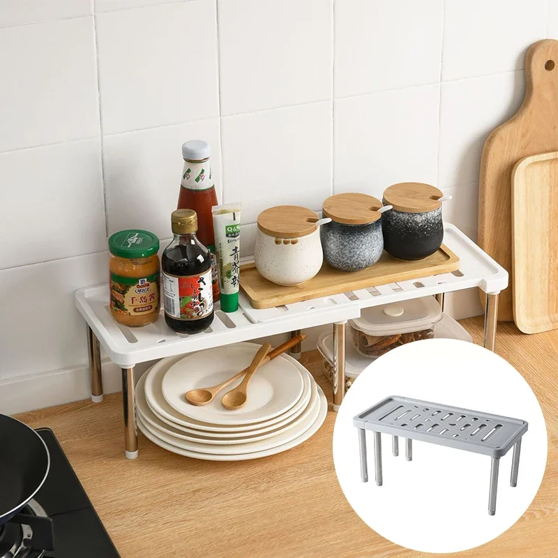 Estante de almacenamiento multifunción ajustable, estante retráctil para el hogar, organizador, botella de condimento de cocina, estantes de almacenamiento de acero inoxidable