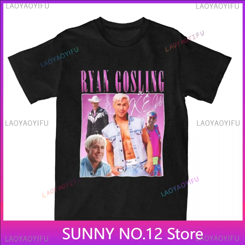 Ryan Gosling Accessories T-Shirt Men Women Kenergy Casual Popular Tee Round Collar Short Sleeve New Arrival Top Customized