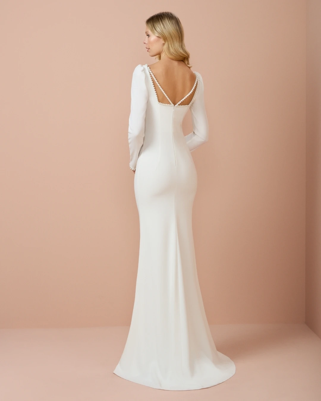 LORIE Modest Mermaid Beeding Wedding Dresses Long Sleeves Princess Sweetheart Bridal Gown Bakcless Wedding Gowns Customized 2025