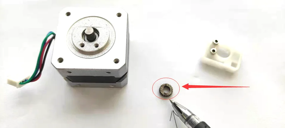 محرك طابعة ثلاثية الأبعاد تغذية والعتاد سلك تغذية عجلة التغذية عجلة البثق حتى Plus2 BOX + U300 Mini ، H400 ، H800 العالمي ، #4