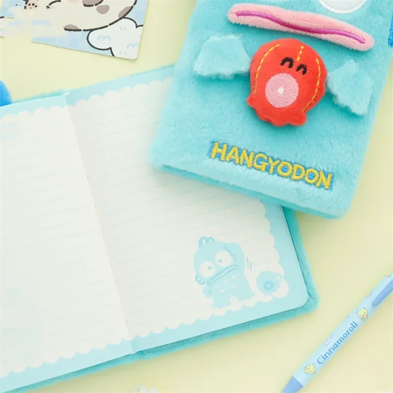 Kawaii Sanrios B6 Notebooks Cinnamonroll Hangyodon My Melody Anime Notepads Cute Cartoon Weekly Planner Writing Paper Girls Gift