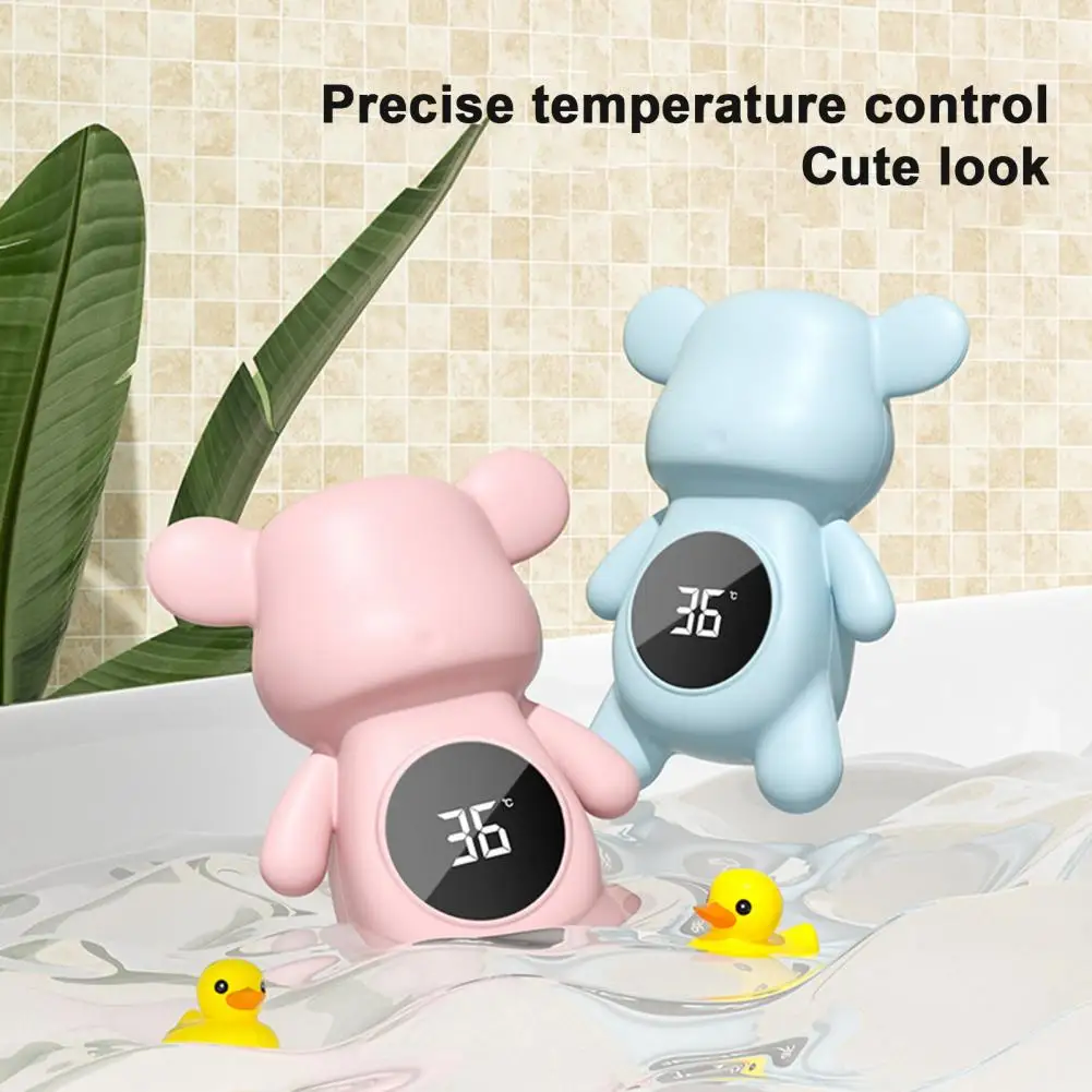 Creative Vivid Color Baby Water Thermometer Built-in Batteries Baby Bath Water Thermometer Show Water Temperature