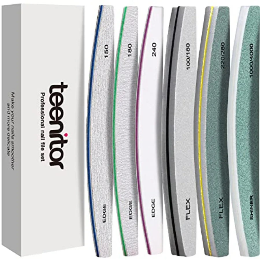 

Nail File Buffer, Nail Files, Nail Buffer Set to File, Shape, Smooth, Buffer and Shine Nails, Half-Moon