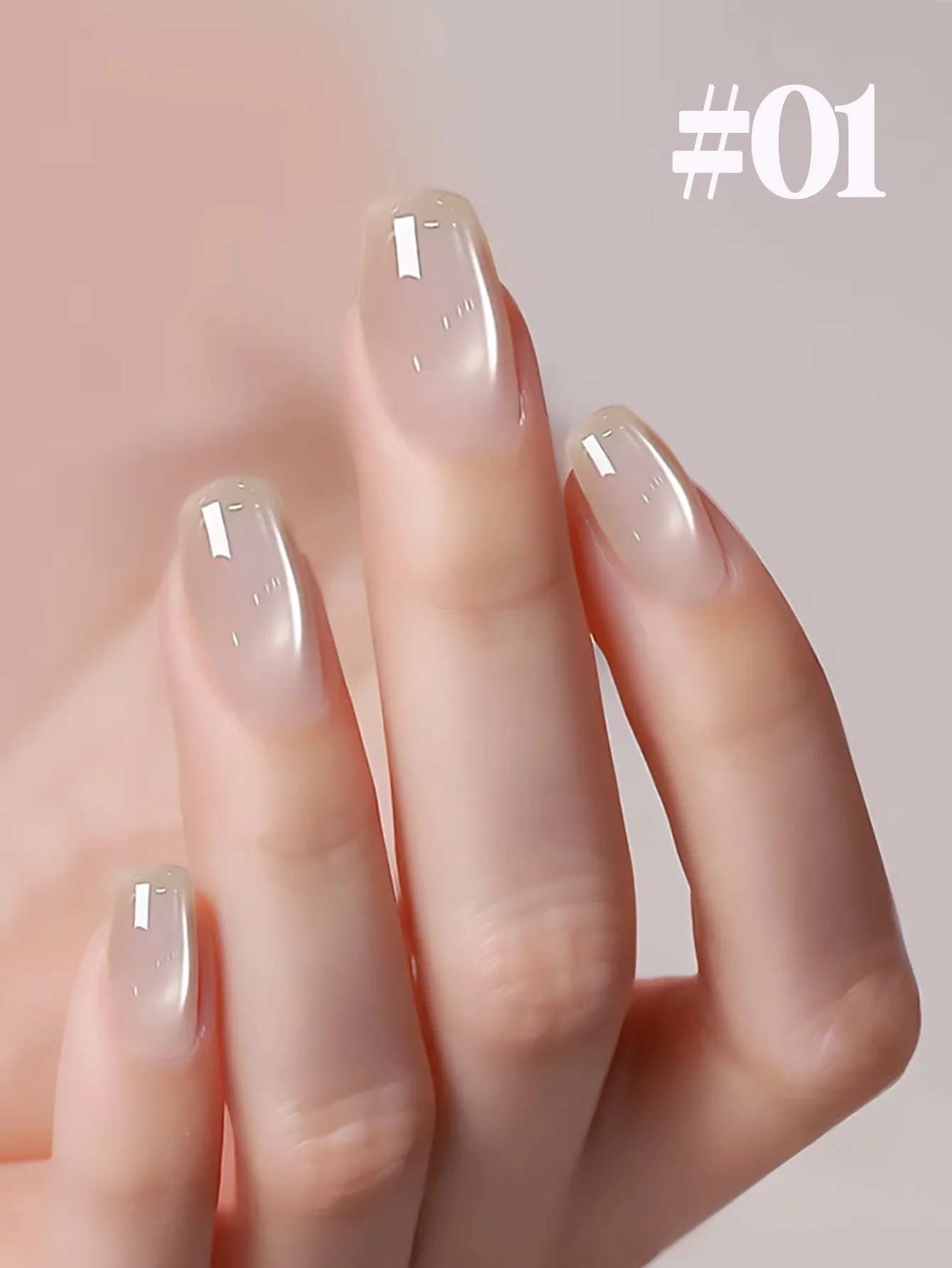 1 قطعة WS الصيف الخريف الأظافر هالوين الأظافر الجليد شفافة الأحمر الوردي الزجاج حبة القط العين هلام طلاء الأظافر الساخن بيع مسمار الفن